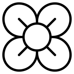 Obraz premium flower icon