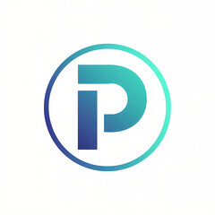 Blue Gradient P Logo 