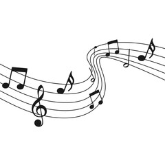 Melody Wave Illustration