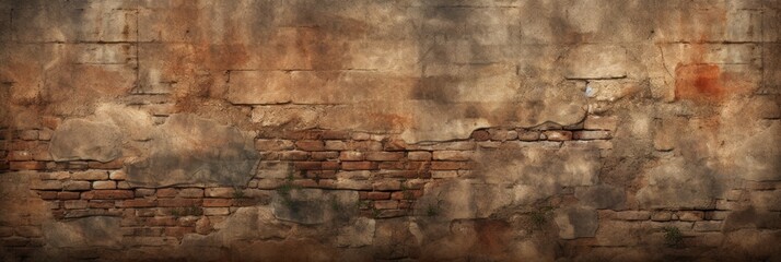 Old wall background, banner