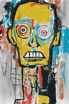 abstract portrait of a man