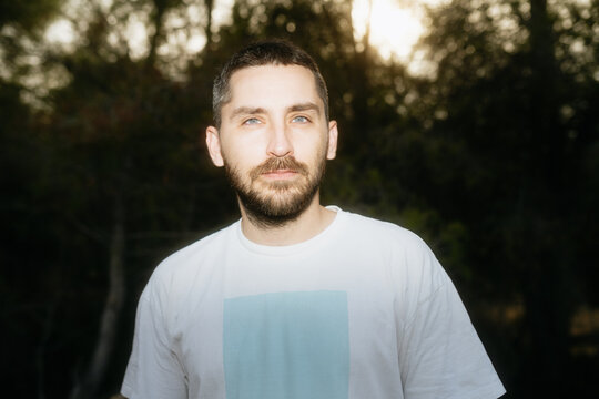 Flashy Sunset Portrait
