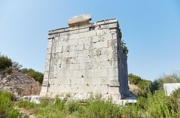 The ancient Lycian and Roman ruins of Patara in Antalya Province, Turkey