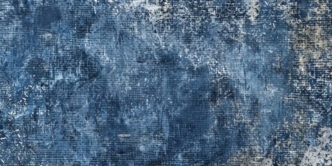 Background Texture Pattern in the Style of Light Colored Denim Grunge - A rugged, worn look with frayed edges and faded colors created with Generative AI Technology - obrazy, fototapety, plakaty