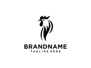Rooster Chicken Head Logo Designs.Vector Illustration