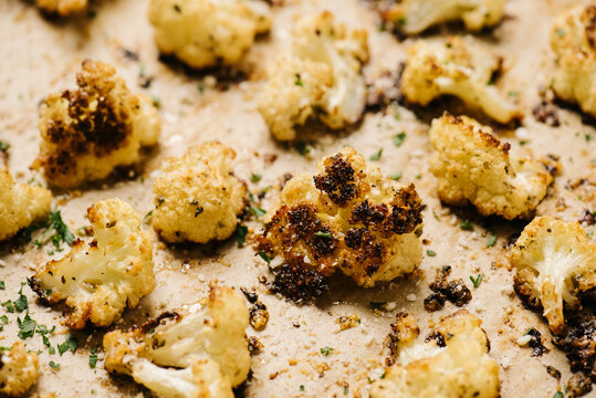 Roasted Cauliflower Closeup