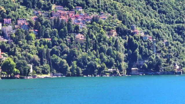 Lake Como Italy Aerial 2004