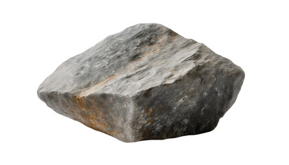 Rock stone isolated on a transparent background.