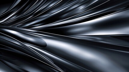 Abstract background features dark metal blades. Intricate textures captivate.