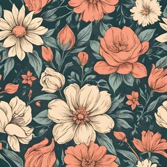 seamless floral background