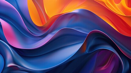 abstract color dynamic wave modern abstract cover colorful curves