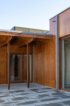 patio and drainpipe