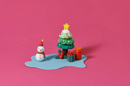 Merry Christmas and Happy New Year background