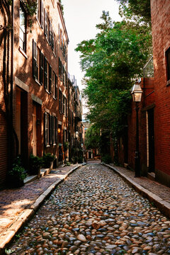 Pebble Street in Boston