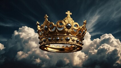 Golden crown in heaven