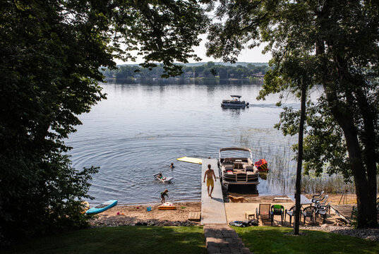 Morning at the lake with Dad