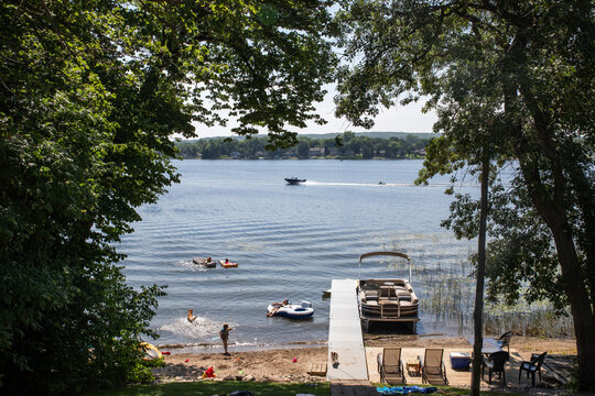 Day at the lake in Minnesota