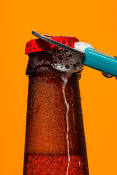 Beer Bottle Opening with a Bottle Opener