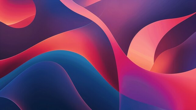 An abstract representation of swirling gradients in jewel tones, creating a visually striking and minimalistic HD background mockup.