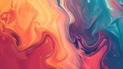 An abstract representation of swirling gradients in jewel tones, creating a visually striking and minimalistic HD background mockup.