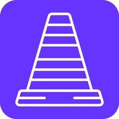Traffic Cone Icon Style