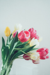 チューリップの花束