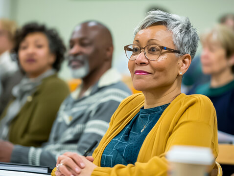 Adult education class lifelong learning diverse learn