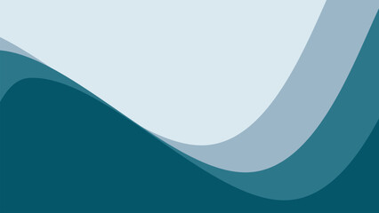 Blue paper cut abstract background vector image for backdrop or presentation