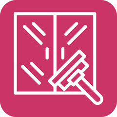 Glass Cleaning Icon Style