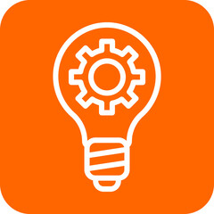Light Usage Efficiency Icon Style