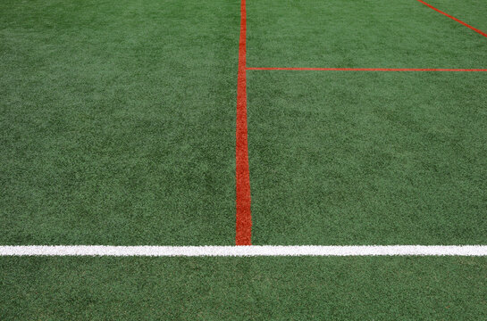 lines on soccerfield