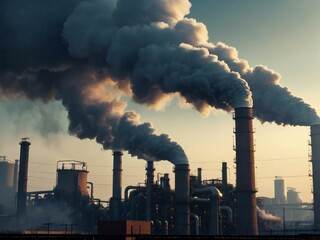 Industrial air pollution Generative AI