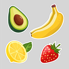 Set of stickers, stickers 