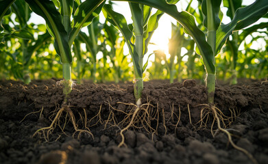 Obraz premium Maize Corn's Vital Foundation