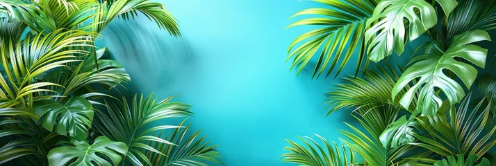 Ingelijste posters Beautiful Tropical Beach White Sand Palm, HD, Background Wallpaper, Desktop Wallpaper © Moon Art Pic