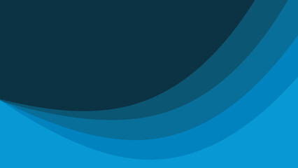 Blue paper cut abstract background vector image for backdrop or presentation