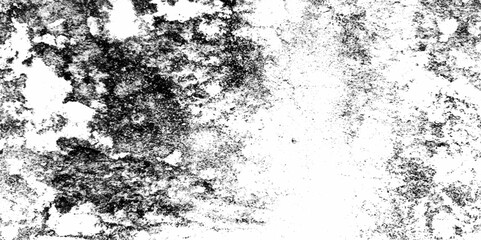 Splat background Grunge wall and black and white Dark noise granules Black damaged distress grainy texture isolated on white background.