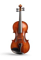 Fototapeta premium Violin isolated on white background.