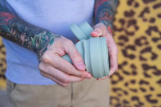 Reusable cup for coffee