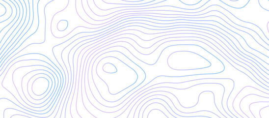 Fototapeta na wymiar Abstract background with topographic contours map .white wave paper and geographic gradient line abstract background .vector illustration of topographic line contour map design .