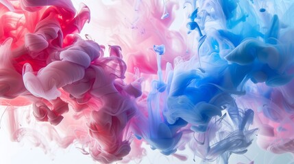 Fototapeta premium Abstract colorful acrylic Ink in Water