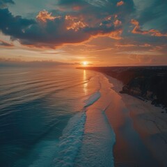 sunrise over the sea