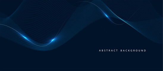 Abstract color wave lines elegant vector illustration background