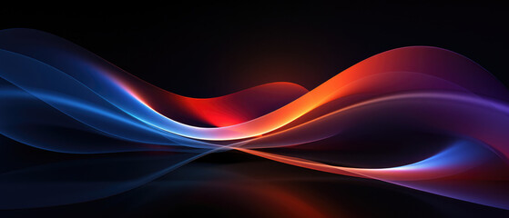 Simplicity System abstract dark background with colorful flowing wave light energy pattern lines 