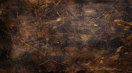 Scratched and weathered dark metal surface - obrazy, fototapety, plakaty