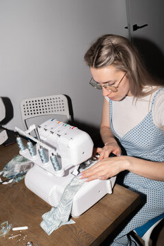 Crafting clothes at home 