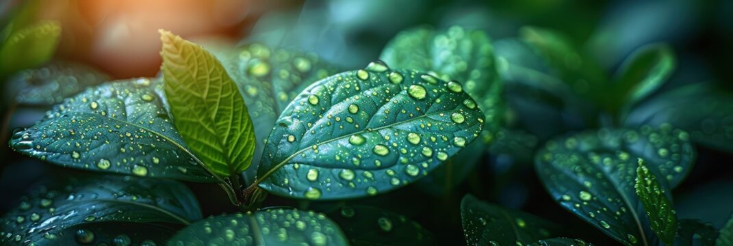 Close Fresh Nature View Green Leaf, HD, Background Wallpaper, Desktop Wallpaper