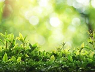 green nature background