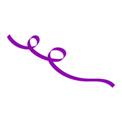 Obraz premium Curly Ribbon Element