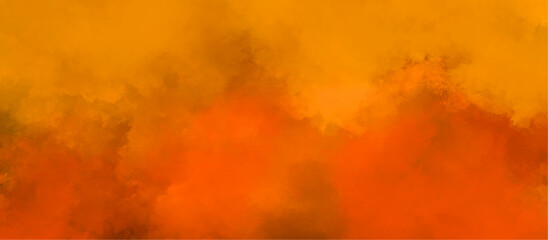 Abstract background with orange ,red watercolor texture .digital pastel art watercolor splash texture .vintage sky and cloudy background .hand painted vector illustration with watercolor design.